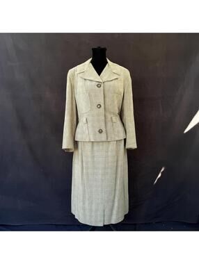 Vintage B Altman & Co Fifth Ave Glen Plaid Set